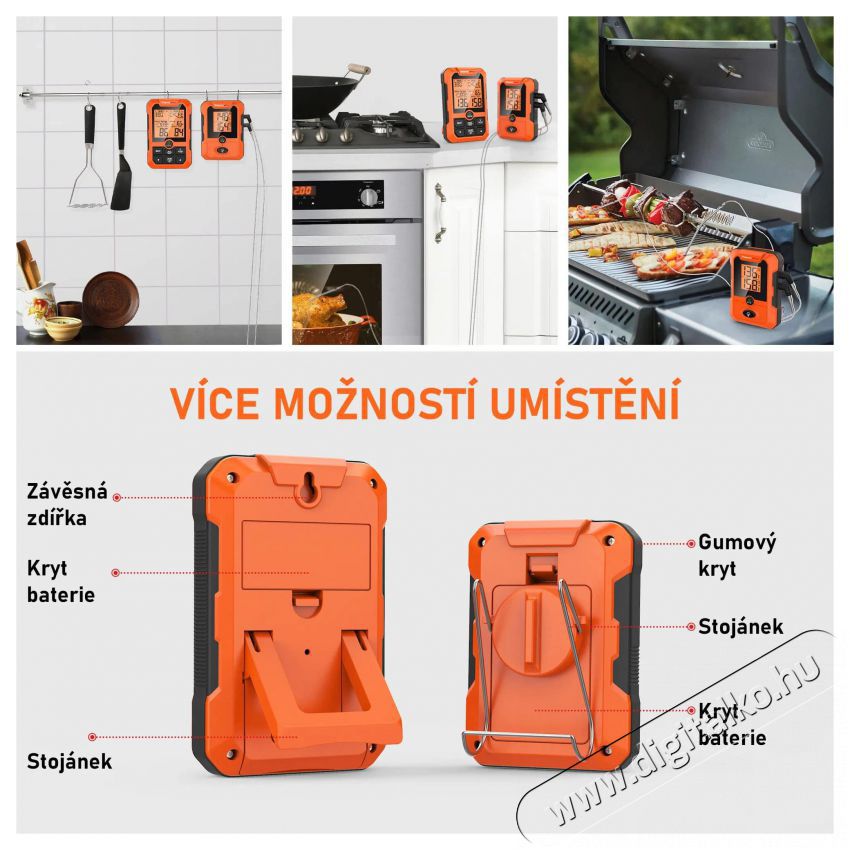 ThermoPro TP810 Konyhai term&eacute;kek - Konyhai eszk&ouml;z - H&uacute;shőm&eacute;rő - 520991