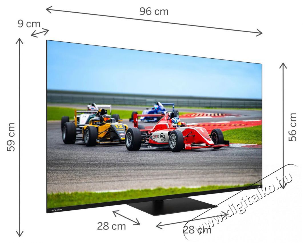 THOMSON 43  43QG7C14 Telev&iacute;zi&oacute;k - LED telev&iacute;zi&oacute; - UHD 4K felbont&aacute;s&uacute; - 506118