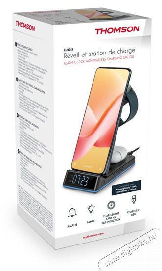 THOMSON CL750IS &eacute;bresztő&oacute;ra &eacute;s telefont&ouml;ltő H&aacute;ztart&aacute;s / Otthon / K&uuml;lt&eacute;r - &Oacute;ra - &Eacute;bresztő&oacute;ra - 506998