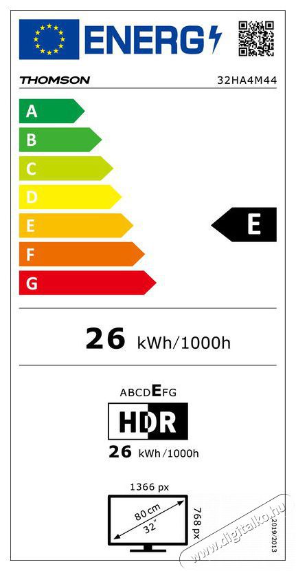 THOMSON 32 GO TV 32HA4M44 Telev&iacute;zi&oacute;k - LED telev&iacute;zi&oacute; - 720p HD Ready felbont&aacute;s&uacute; - 506114