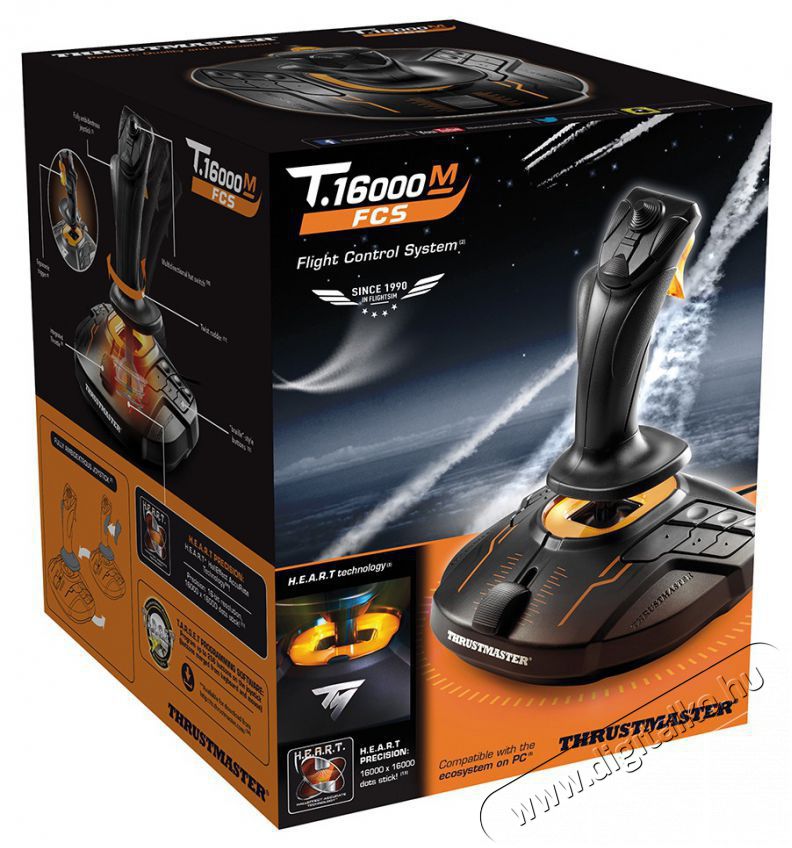 Thrustmaster T16000M FCS USB joystick Iroda &eacute;s sz&aacute;m&iacute;t&aacute;stechnika - J&aacute;t&eacute;k konzol - Kontroller - 379909