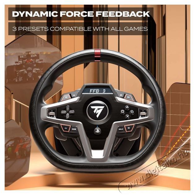 Thrustmaster T248P Hibrid PS4/PS5/PC versenykorm&aacute;ny Iroda &eacute;s sz&aacute;m&iacute;t&aacute;stechnika - J&aacute;t&eacute;k konzol - Kontroller - 385167