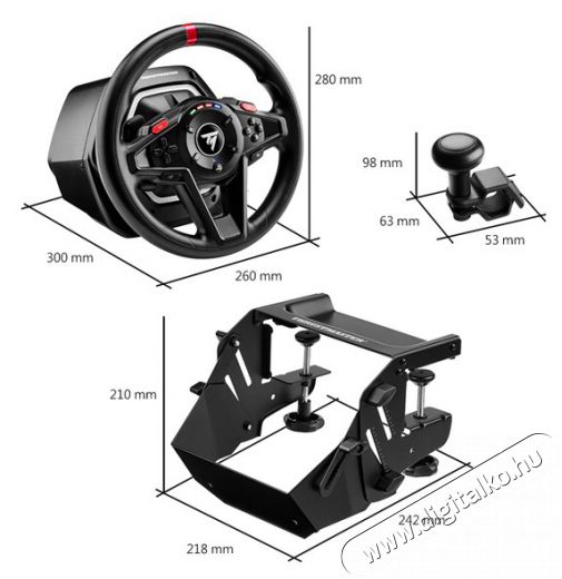 Thrustmaster 4160648 PS4/PS5/PC T128-P TYPE C (PLUG EU) SimTask versenykorm&aacute;ny + ped&aacute;l + r&ouml;gz&iacute;tőrendszer Iroda &eacute;s sz&aacute;m&iacute;t&aacute;stechnika - J&aacute;t&eacute;k konzol - Kieg&eacute;sz&iacute;tő - 506215