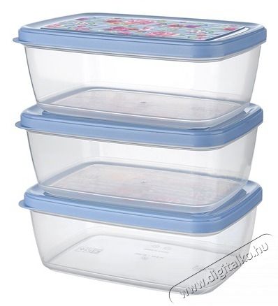 Titiz IRIS ARIA t&aacute;rol&oacute;doboz szett 3 darabos, 3x850ml AP-9257 H&aacute;ztart&aacute;s / Otthon / K&uuml;lt&eacute;r - Lak&aacute;sfelszerel&eacute;s - T&aacute;rol&oacute; - 514746