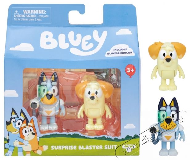 TM Toys Bluey Figura szett  2 db H&aacute;ztart&aacute;s / Otthon / K&uuml;lt&eacute;r - J&aacute;t&eacute;k / Sport - J&aacute;t&eacute;kfigura - 532327