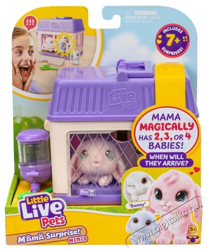 TM Toys Little Live Pets  Nyuszi mama S2 H&aacute;ztart&aacute;s / Otthon / K&uuml;lt&eacute;r - J&aacute;t&eacute;k / Sport - J&aacute;t&eacute;kfigura - 532328