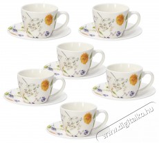 Tognana IRIS AUDREY k&aacute;v&eacute;scs&eacute;szek&eacute;szlet cs&eacute;szealjakkal, 6 db, 80 ml Konyhai term&eacute;kek - K&aacute;v&eacute;főző / k&aacute;v&eacute;&ouml;rlő / kieg&eacute;sz&iacute;tő - K&aacute;v&eacute;s poh&aacute;r / cs&eacute;sze - 503823