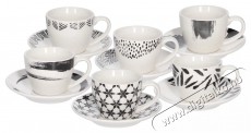 Tognana IRIS ZENITH k&aacute;v&eacute;scs&eacute;szek&eacute;szlet cs&eacute;szealjakkal, 6 db, 80 ml Konyhai term&eacute;kek - K&aacute;v&eacute;főző / k&aacute;v&eacute;&ouml;rlő / kieg&eacute;sz&iacute;tő - K&aacute;v&eacute;s poh&aacute;r / cs&eacute;sze - 503840