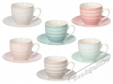 Tognana PEPPER BAMBOO te&aacute;scs&eacute;szek&eacute;szlet cs&eacute;szealjakkal, 6 db, 200 ml Konyhai term&eacute;kek - K&aacute;v&eacute;főző / k&aacute;v&eacute;&ouml;rlő / kieg&eacute;sz&iacute;tő - K&aacute;v&eacute;s poh&aacute;r / cs&eacute;sze - 503813