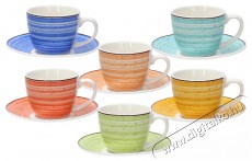 Tognana KALEIDO k&aacute;v&eacute;scs&eacute;szek&eacute;szlet cs&eacute;szealjjal, 6 db, 80 ml Konyhai term&eacute;kek - K&aacute;v&eacute;főző / k&aacute;v&eacute;&ouml;rlő / kieg&eacute;sz&iacute;tő - K&aacute;v&eacute;s poh&aacute;r / cs&eacute;sze - 503826