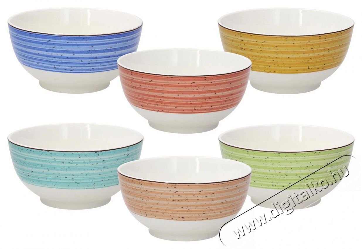 Tognana Kaleido T&aacute;lk&eacute;szlet, 6 db, 14 cm Konyhai term&eacute;kek - &Eacute;tk&eacute;szlet - T&aacute;ny&eacute;r k&eacute;szlet - 504614