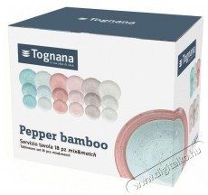 Tognana METROPOLIS PEPPER BAMBOO, 18 db Konyhai term&eacute;kek - &Eacute;tk&eacute;szlet - T&aacute;ny&eacute;r k&eacute;szlet - 504990
