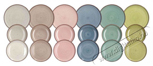 Tognana URBAN PASTEL &eacute;tkezőgarnit&uacute;ra, 18 db Konyhai term&eacute;kek - &Eacute;tk&eacute;szlet - T&aacute;ny&eacute;r k&eacute;szlet - 504991