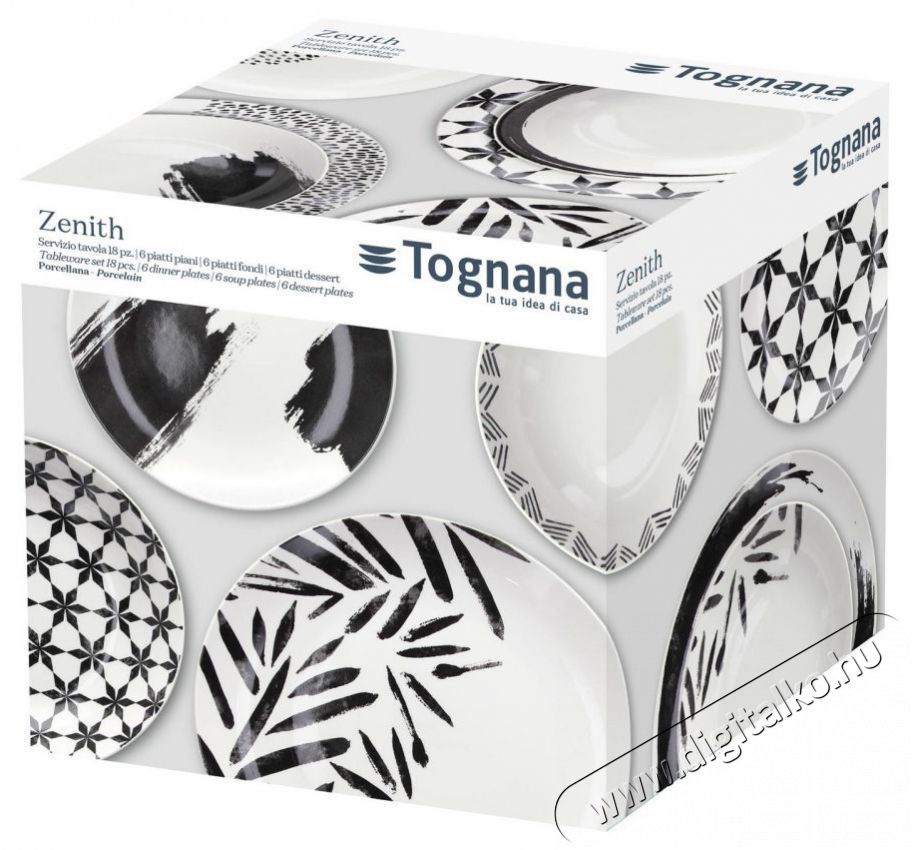 Tognana MADISON ZENITH - 18db Konyhai term&eacute;kek - &Eacute;tk&eacute;szlet - T&aacute;ny&eacute;r k&eacute;szlet - 504999