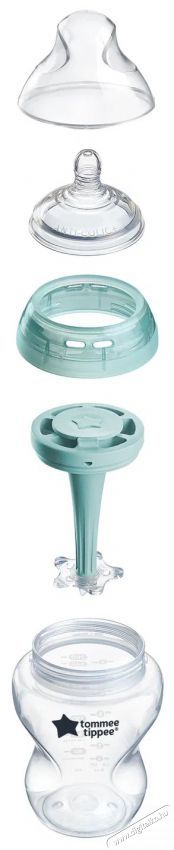 Tommee Tippee ADVANCED ANTI-COLIC &ouml;nsteriliz&aacute;l&oacute; cumis&uuml;veg + lass&uacute; foly&aacute;s cumi, 0h&oacute;+, 260 ml Sz&eacute;ps&eacute;g&aacute;pol&aacute;s / Eg&eacute;szs&eacute;g - Baba mama term&eacute;k - Cumis&uuml;veg / cumi / etet&eacute;s kieg&eacute;sz&iacute;tő - 520140