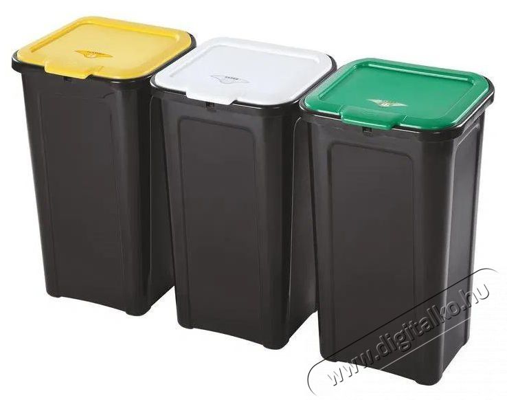 Tontarelli 3x45L, szelekt&iacute;v hullad&eacute;kra H&aacute;ztart&aacute;s / Otthon / K&uuml;lt&eacute;r - Lak&aacute;sfelszerel&eacute;s - Szemetes - 505018