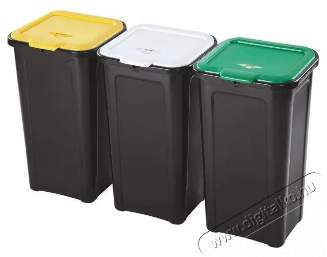 Tontarelli 3x45L, szelekt&iacute;v hullad&eacute;kra H&aacute;ztart&aacute;s / Otthon / K&uuml;lt&eacute;r - Lak&aacute;sfelszerel&eacute;s - Szemetes - 505018