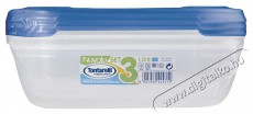 Tontarelli Nuvola &Eacute;telt&aacute;rol&oacute; doboz szett, 3&times; 1,15 l, k&eacute;k Konyhai term&eacute;kek - Ed&eacute;ny - &Eacute;telt&aacute;rol&oacute; - 520158