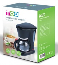 Too CM-150-200 filteres k&aacute;v&eacute;főző - fekete Konyhai term&eacute;kek - K&aacute;v&eacute;főző / k&aacute;v&eacute;&ouml;rlő / kieg&eacute;sz&iacute;tő - Filteres k&aacute;v&eacute;főző - 368389