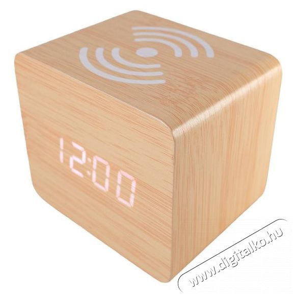 Too DC-320LBN-Qi digit&aacute;lis &oacute;ra vezet&eacute;k n&eacute;lk&uuml;li t&ouml;ltővel - vil&aacute;gosbarna H&aacute;ztart&aacute;s / Otthon / K&uuml;lt&eacute;r - &Oacute;ra - &Eacute;bresztő&oacute;ra - 379912