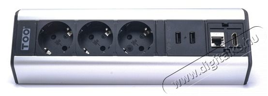 Too TOO DPS-114-3S 3-AS Asztalra r&ouml;gz&iacute;thető eloszt&oacute; H&aacute;ztart&aacute;s / Otthon / K&uuml;lt&eacute;r - Vil&aacute;g&iacute;t&aacute;s / elektromoss&aacute;g - H&aacute;l&oacute;zati eloszt&oacute; / hosszabb&iacute;t&oacute; / adapter - 387426