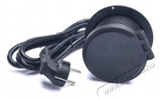 Too GPS-105-1B fekete asztalba s&uuml;llyeszthető eloszt&oacute; H&aacute;ztart&aacute;s / Otthon / K&uuml;lt&eacute;r - Vil&aacute;g&iacute;t&aacute;s / elektromoss&aacute;g - H&aacute;l&oacute;zati eloszt&oacute; / hosszabb&iacute;t&oacute; / adapter - 386976