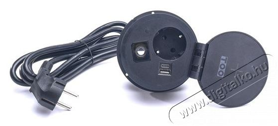 Too GPS-105-1B fekete asztalba s&uuml;llyeszthető eloszt&oacute; H&aacute;ztart&aacute;s / Otthon / K&uuml;lt&eacute;r - Vil&aacute;g&iacute;t&aacute;s / elektromoss&aacute;g - H&aacute;l&oacute;zati eloszt&oacute; / hosszabb&iacute;t&oacute; / adapter - 386976