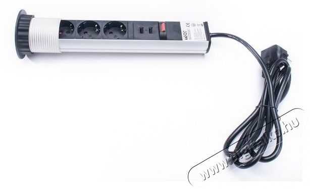 Too PPS-304-3S IP20, 3x 2P+F, 2x USB-A, sz&aacute;lcsiszolt asztalba s&uuml;llyeszthető eloszt&oacute; H&aacute;ztart&aacute;s / Otthon / K&uuml;lt&eacute;r - Vil&aacute;g&iacute;t&aacute;s / elektromoss&aacute;g - H&aacute;l&oacute;zati eloszt&oacute; / hosszabb&iacute;t&oacute; / adapter - 386972