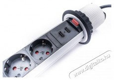 Too PPS-304-3S IP20, 3x 2P+F, 2x USB-A, sz&aacute;lcsiszolt asztalba s&uuml;llyeszthető eloszt&oacute; H&aacute;ztart&aacute;s / Otthon / K&uuml;lt&eacute;r - Vil&aacute;g&iacute;t&aacute;s / elektromoss&aacute;g - H&aacute;l&oacute;zati eloszt&oacute; / hosszabb&iacute;t&oacute; / adapter - 386972