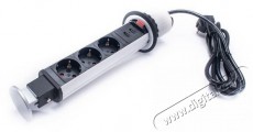 Too PPS-304-3S IP20, 3x 2P+F, 2x USB-A, sz&aacute;lcsiszolt asztalba s&uuml;llyeszthető eloszt&oacute; H&aacute;ztart&aacute;s / Otthon / K&uuml;lt&eacute;r - Vil&aacute;g&iacute;t&aacute;s / elektromoss&aacute;g - H&aacute;l&oacute;zati eloszt&oacute; / hosszabb&iacute;t&oacute; / adapter - 386972