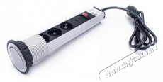Too PPS-304-3S IP20, 3x 2P+F, 2x USB-A, sz&aacute;lcsiszolt asztalba s&uuml;llyeszthető eloszt&oacute; H&aacute;ztart&aacute;s / Otthon / K&uuml;lt&eacute;r - Vil&aacute;g&iacute;t&aacute;s / elektromoss&aacute;g - H&aacute;l&oacute;zati eloszt&oacute; / hosszabb&iacute;t&oacute; / adapter - 386972