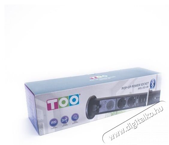 Too PPS-313-2B IP20 2x 2P+F, 2x USB-A, blueth, motorikus, fekete asztalba s&uuml;llyeszthető eloszt&oacute; H&aacute;ztart&aacute;s / Otthon / K&uuml;lt&eacute;r - Vil&aacute;g&iacute;t&aacute;s / elektromoss&aacute;g - H&aacute;l&oacute;zati eloszt&oacute; / hosszabb&iacute;t&oacute; / adapter - 386973