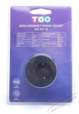 Too GPS-201-1B IP20, 1x 2P+F, USB-A, fekete asztalba s&uuml;llyeszthető eloszt&oacute; Iroda &eacute;s sz&aacute;m&iacute;t&aacute;stechnika - Egy&eacute;b sz&aacute;m&iacute;t&aacute;stechnikai term&eacute;k - 387915