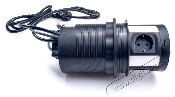 Too PPS-101-4B IP20,4x 2P+F,HDMI,RJ45,2x USB-A,Qi t&ouml;lt&eacute;s, hidraulikus, asztalba s&uuml;llyeszt eloszt&oacute; - fekete H&aacute;ztart&aacute;s / Otthon / K&uuml;lt&eacute;r - Vil&aacute;g&iacute;t&aacute;s / elektromoss&aacute;g - H&aacute;l&oacute;zati eloszt&oacute; / hosszabb&iacute;t&oacute; / adapter - 387912