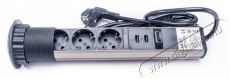 Too PPS-306-3BR IP20, 3x 2P+F, 2x USB-A, sz&aacute;lcsiszolt asztalba s&uuml;llyeszthető eloszt&oacute; Iroda &eacute;s sz&aacute;m&iacute;t&aacute;stechnika - Egy&eacute;b sz&aacute;m&iacute;t&aacute;stechnikai term&eacute;k - 387967