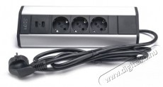 Too PPS-315-3S IP20, 3x 2P+F, 2x USB-A, ez&uuml;st asztalra r&ouml;gz&iacute;thető eloszt&oacute; - Iroda &eacute;s sz&aacute;m&iacute;t&aacute;stechnika - Egy&eacute;b sz&aacute;m&iacute;t&aacute;stechnikai term&eacute;k - 387835