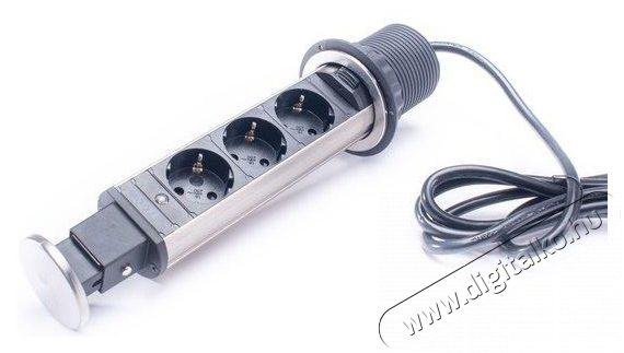 Too PPS-302-3BR IP20, 3x 2P+F, sz&aacute;lcsiszolt asztalba s&uuml;llyeszthető eloszt&oacute; Iroda &eacute;s sz&aacute;m&iacute;t&aacute;stechnika - Egy&eacute;b sz&aacute;m&iacute;t&aacute;stechnikai term&eacute;k - 387831