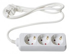 Too PSW-315 3 aljzat 1.5 m&eacute;ter 3x1.0mm2 feh&eacute;r eloszt&oacute; H&aacute;ztart&aacute;s / Otthon / K&uuml;lt&eacute;r - Vil&aacute;g&iacute;t&aacute;s / elektromoss&aacute;g - H&aacute;l&oacute;zati eloszt&oacute; / hosszabb&iacute;t&oacute; / adapter - 403851