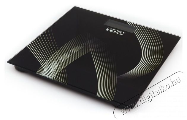 Too BSC-210-B fekete-feh&eacute;r cs&iacute;kos f&uuml;rdőszobai m&eacute;rleg Sz&eacute;ps&eacute;g&aacute;pol&aacute;s / Eg&eacute;szs&eacute;g - M&eacute;rleg - Szem&eacute;ly m&eacute;rleg - 404012
