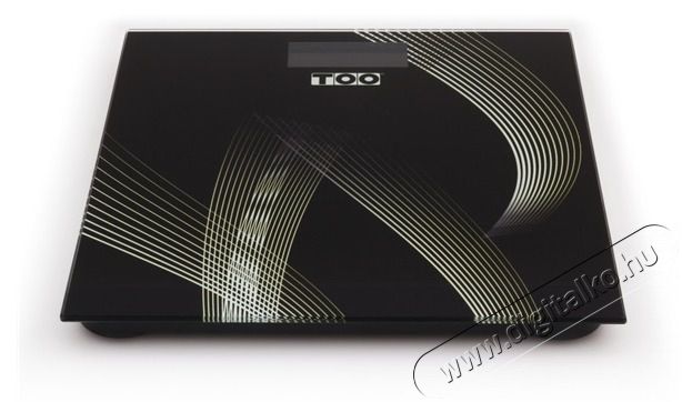 Too BSC-210-B fekete-feh&eacute;r cs&iacute;kos f&uuml;rdőszobai m&eacute;rleg Sz&eacute;ps&eacute;g&aacute;pol&aacute;s / Eg&eacute;szs&eacute;g - M&eacute;rleg - Szem&eacute;ly m&eacute;rleg - 404012