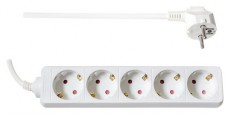 Too PSW-515 5 aljzat 1.5 m&eacute;ter 3x1.0mm2 feh&eacute;r eloszt&oacute; H&aacute;ztart&aacute;s / Otthon / K&uuml;lt&eacute;r - Vil&aacute;g&iacute;t&aacute;s / elektromoss&aacute;g - H&aacute;l&oacute;zati eloszt&oacute; / hosszabb&iacute;t&oacute; / adapter - 404094
