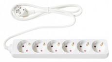 Too PSW-615 6 aljzat 1.5 m&eacute;ter 3x1.0mm2 feh&eacute;r eloszt&oacute; H&aacute;ztart&aacute;s / Otthon / K&uuml;lt&eacute;r - Vil&aacute;g&iacute;t&aacute;s / elektromoss&aacute;g - H&aacute;l&oacute;zati eloszt&oacute; / hosszabb&iacute;t&oacute; / adapter - 404099