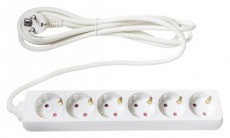 Too PSW-630 6 aljzat 3 m&eacute;ter 3x1.5mm2 feh&eacute;r eloszt&oacute; H&aacute;ztart&aacute;s / Otthon / K&uuml;lt&eacute;r - Vil&aacute;g&iacute;t&aacute;s / elektromoss&aacute;g - H&aacute;l&oacute;zati eloszt&oacute; / hosszabb&iacute;t&oacute; / adapter - 404101