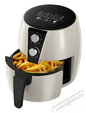 Too AF-130W-1500 W feh&eacute;r 4,5 L forr&oacute;levegős s&uuml;tő (air fryer) Konyhai term&eacute;kek - Konyhai kisg&eacute;p (s&uuml;t&eacute;s / főz&eacute;s / hűt&eacute;s / &eacute;telk&eacute;sz&iacute;t&eacute;s) - L&eacute;gkever&eacute;ses főzőg&eacute;p / elektromos kukta / multifunkci&oacute;s s&uuml;tő - 500423
