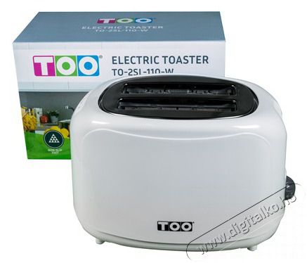 Too TO-2SL-110-W feh&eacute;r 2 szeletes keny&eacute;rpir&iacute;t&oacute; Konyhai term&eacute;kek - Konyhai kisg&eacute;p (s&uuml;t&eacute;s / főz&eacute;s / hűt&eacute;s / &eacute;telk&eacute;sz&iacute;t&eacute;s) - Keny&eacute;rpir&iacute;t&oacute; - 500397