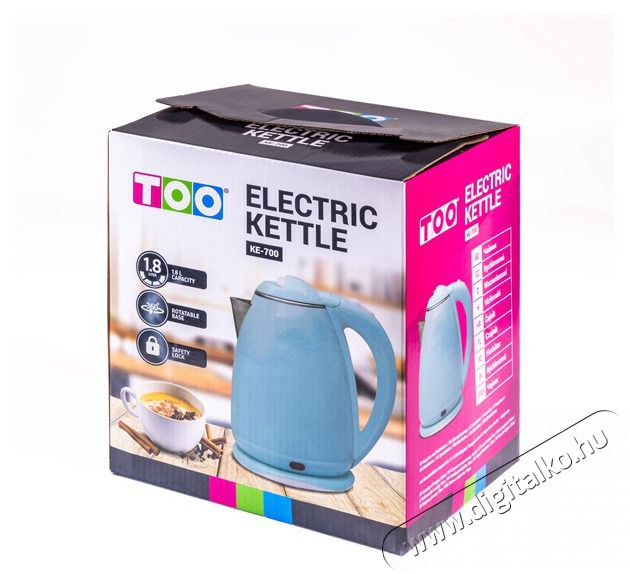 Too KE-700 1,8L-es k&eacute;k v&iacute;zforral&oacute; Konyhai term&eacute;kek - V&iacute;zforral&oacute; / teafőző - 502149