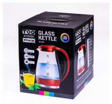 Too KE-820 1,7L-es piros pr&eacute;mium &uuml;veg v&iacute;zforral&oacute; Konyhai term&eacute;kek - V&iacute;zforral&oacute; / teafőző - 502153