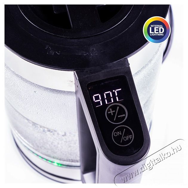 Too KE-830 1,8 L-es LED-es pr&eacute;mium &uuml;veg v&iacute;zforral&oacute; Konyhai term&eacute;kek - V&iacute;zforral&oacute; / teafőző - 502154