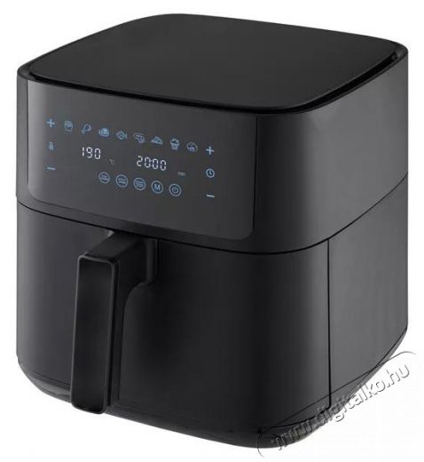 Too AF-850-B-1800 W fekete 8 L forr&oacute;levegős s&uuml;tő (air fryer/airfryer) digit&aacute;lis vez&eacute;rl&eacute;ssel Konyhai term&eacute;kek - Konyhai kisg&eacute;p (s&uuml;t&eacute;s / főz&eacute;s / hűt&eacute;s / &eacute;telk&eacute;sz&iacute;t&eacute;s) - L&eacute;gkever&eacute;ses főzőg&eacute;p / elektromos kukta / multifunkci&oacute;s s&uuml;tő - 505104
