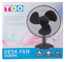 Too FAND-40-201-B ICEBERG fekete asztali ventil&aacute;tor 40cm H&aacute;ztart&aacute;s / Otthon / K&uuml;lt&eacute;r - Ventil&aacute;tor / L&eacute;gkondicion&aacute;l&oacute; - Asztali ventil&aacute;tor - 507406